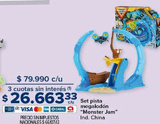 Carrefour Monster jam set pista megalodon oferta