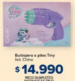 Carrefour Tiny burbujero a pilas oferta