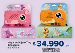 Carrefour Tiny mega burbujero dinosaurio oferta