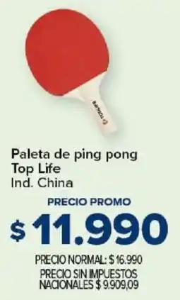 Carrefour Top life paleta de ping pong oferta