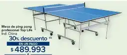 Carrefour Top life mesa de ping pong profesional oferta