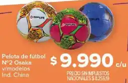 Carrefour Top life pelota de fútbol nº2 osaka v/modelos oferta