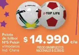 Carrefour Pelota de fútbol n°5 pekín v/modelos oferta
