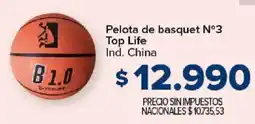 Carrefour Top life pelota de basquet n°3 oferta