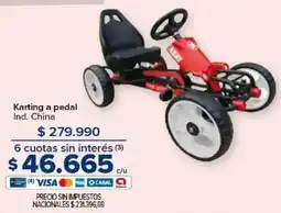 Carrefour Karting a pedal oferta