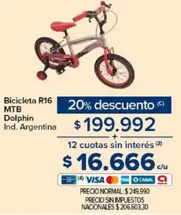 Carrefour Dolphin bicicleta R16 MTB oferta