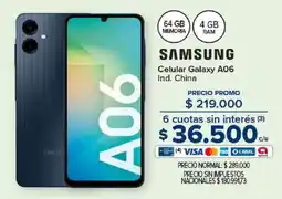 Carrefour Samsung celular galaxy A06 oferta