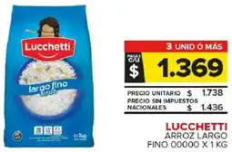 Carrefour Maxi Lucchetti arroz largo fino 00000 oferta