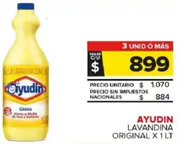 Carrefour Maxi Ayudín lavandina original oferta