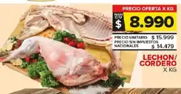 Carrefour Maxi Lechon/ cordero oferta