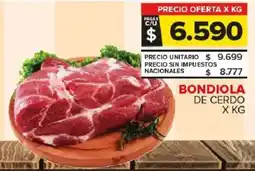 Carrefour Maxi Bondiola de cerdo oferta