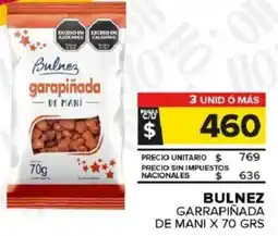 Carrefour Maxi Bulnes garapiñada de mani oferta