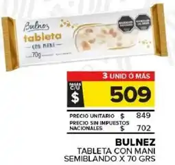 Carrefour Maxi Bulnez tableta con mani semiblando oferta