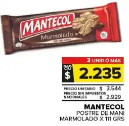 Carrefour Maxi Mantecol postre de mani marmolado oferta