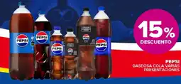 Carrefour Maxi Pepsi gaseosa cola varias presentaciones oferta