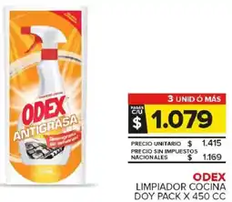 Carrefour Maxi Odex limpiador cocina doy pack oferta