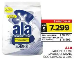 Carrefour Maxi Ala jabon polvo lavado a mano eco lavado oferta