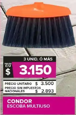 Carrefour Maxi Condor escoba multiuso oferta