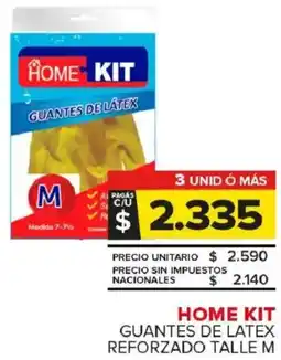 Carrefour Maxi Home kit guantes de latex reforzado oferta