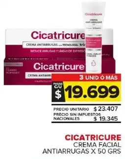 Carrefour Maxi Cicatricure crema facial antiarrugas oferta