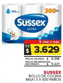Carrefour Maxi Sussex rollo de cocina maxi oferta