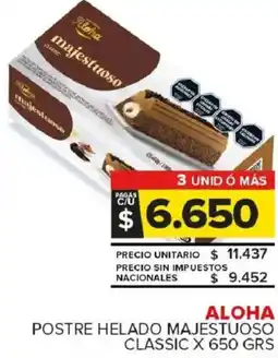 Carrefour Maxi Aloha postre helado majestuoso classic oferta
