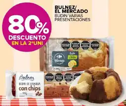 Carrefour Maxi Bulnez/ el mercado budin varias presentaciones oferta