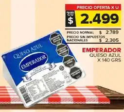 Carrefour Maxi Emperador queso azul oferta