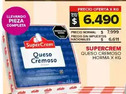 Carrefour Maxi Supercrem queso cremoso horma oferta