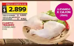 Carrefour Maxi Cuarto trasero congelado oferta