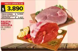 Carrefour Maxi Paleta/ pernil/ chuleta de cerdo oferta