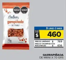 Carrefour Maxi Bulnez garrapiñada de mani oferta