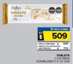 Carrefour Maxi Bulnez tableta con mani oferta