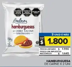 Carrefour Maxi Hamburguesa de carne oferta