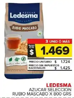Carrefour Maxi Ledesma azucar seleccion rubio mascabo oferta