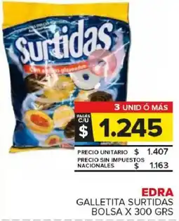 Carrefour Maxi Edra galletita surtidas bolsa oferta