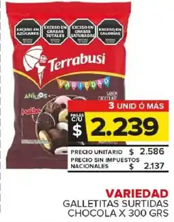 Carrefour Maxi Variedad galletitas surtidas chocola oferta