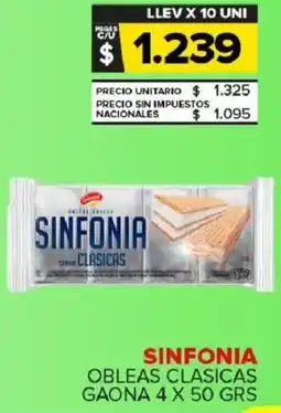 Carrefour Maxi Sinfonia obleas clasicas gaona oferta