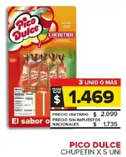 Carrefour Maxi Pico dulce chupetin oferta