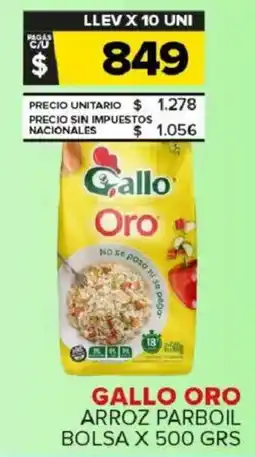 Carrefour Maxi Gallo oro arroz parboil bolsa oferta