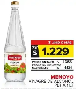 Carrefour Maxi Menoyo vinagre de alcohol pet oferta