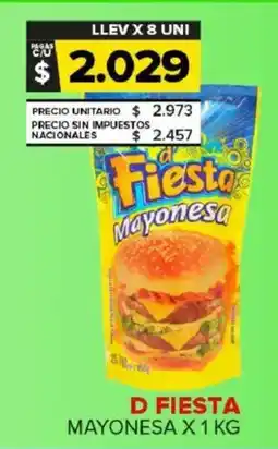 Carrefour Maxi D fiesta mayonesa oferta