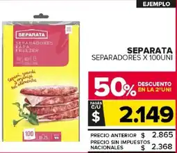 Carrefour Maxi Separata separadores oferta