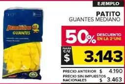 Carrefour Maxi Patito guantes mediano oferta