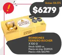 Supermercados Tadicor Ferrero rocher bombones oferta