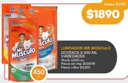 Supermercados Tadicor Mr músculo limpiador doypack variedades oferta