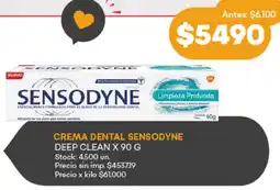 Supermercados Tadicor Sensodyne crema dental deep clean oferta
