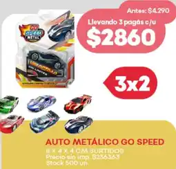 Supermercados Tadicor Auto metálico go speed oferta
