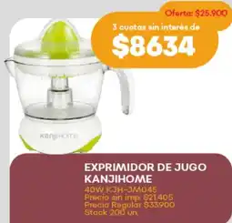 Supermercados Tadicor Kanjihome exprimidor de jugo oferta