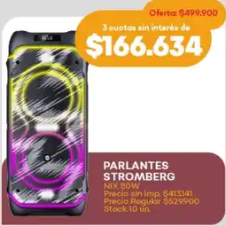 Supermercados Tadicor Stromberg parlantes nix oferta